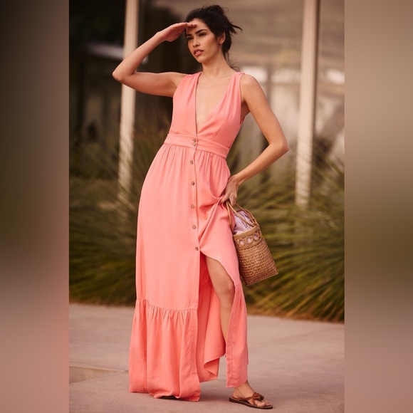 Anthropologie Dresses & Skirts - Boamar Daphne Dress in Flamingo (NWT)
